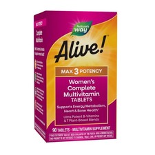 Alive Max3 Potency Women's Complete Multivitamin 90 Ta