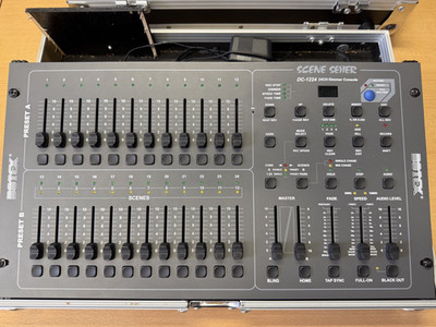 BOTEX SCENE SETTER DC-1224   24CH DMX Lichtsteuerpult inkl. Case