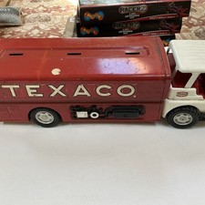 1960s Vintage Texaco Tanker Pressed Steel Truck 23 Inches Long