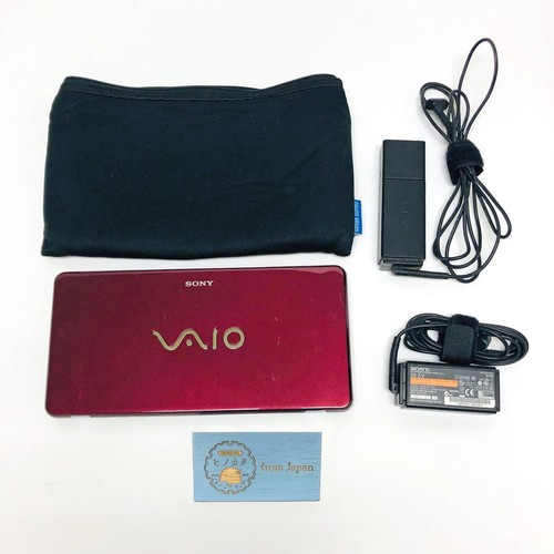 SONY VAIO Type P VGN-P70H garnet red Intel Atom Z520 RAM 2GB Japan - 第 1/16 張圖片