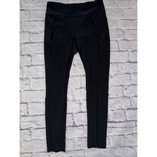 Athleta Stellar Tight Legging Solid Black Size S Pockets Pant