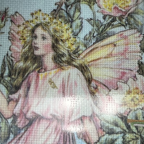 Flower Fairies Cross Stitch Kit The Wild Rose Fairy 5519 by Cicely Mary Barker - Picture 10 of 12