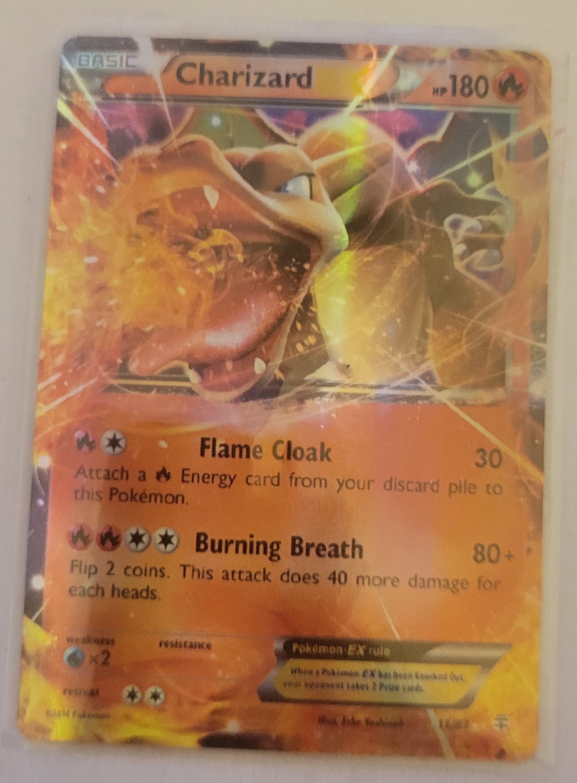 Charizard EX - 11/83 - Pokemon Generations XY Ultra Rare Card LP