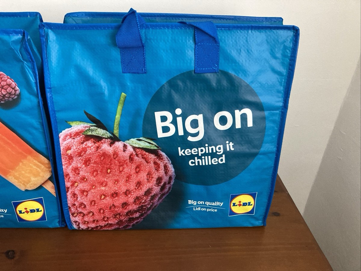 Cool Bag Insulated Shopping Bags Tesco Pack Of 3) Lidl Large