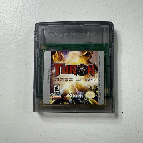 Turok Rage Wars (Nintendo GameBoy Color, 1999) Cartridge Only