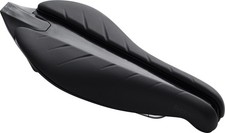 Sella Ciclismo Tessuto Tri Elite Flat CrMo Nera Bici Impermeabile