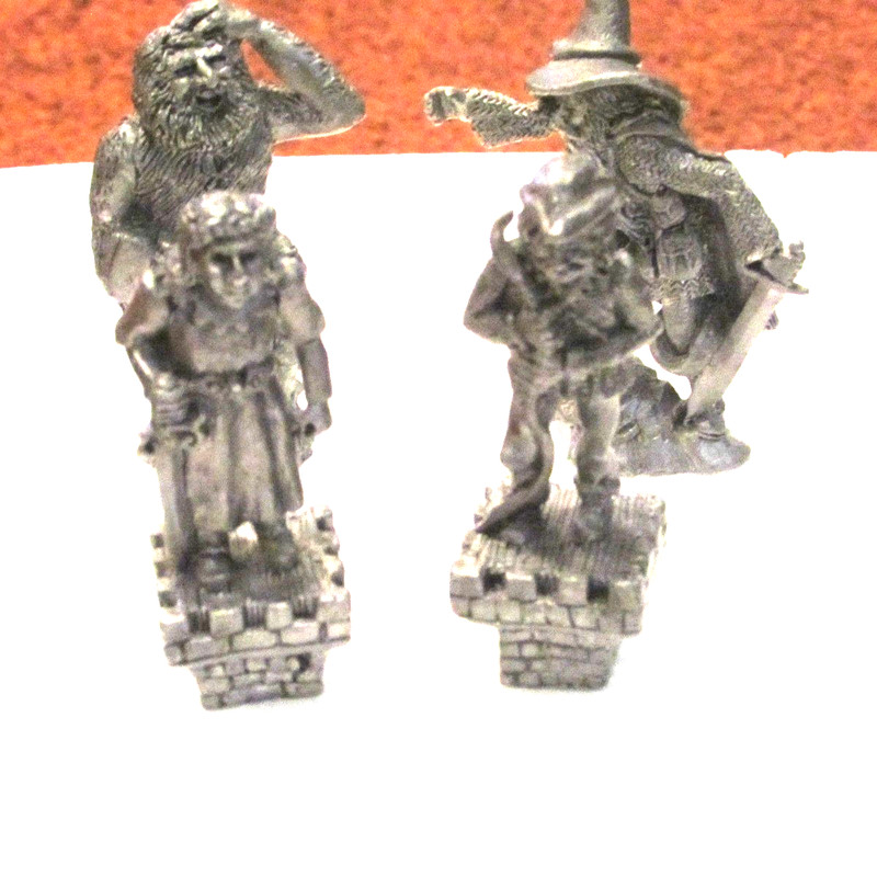 Fellowship Foundry Pewter Chess Elf King Bard Beorn Gandalf  Kevin O'Hare