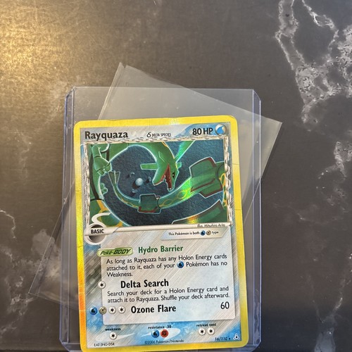 Pokémon TCG 2006 Rayquaza 16/110 DELTA SPECIES Holon Phantoms Holo Rare - DMG