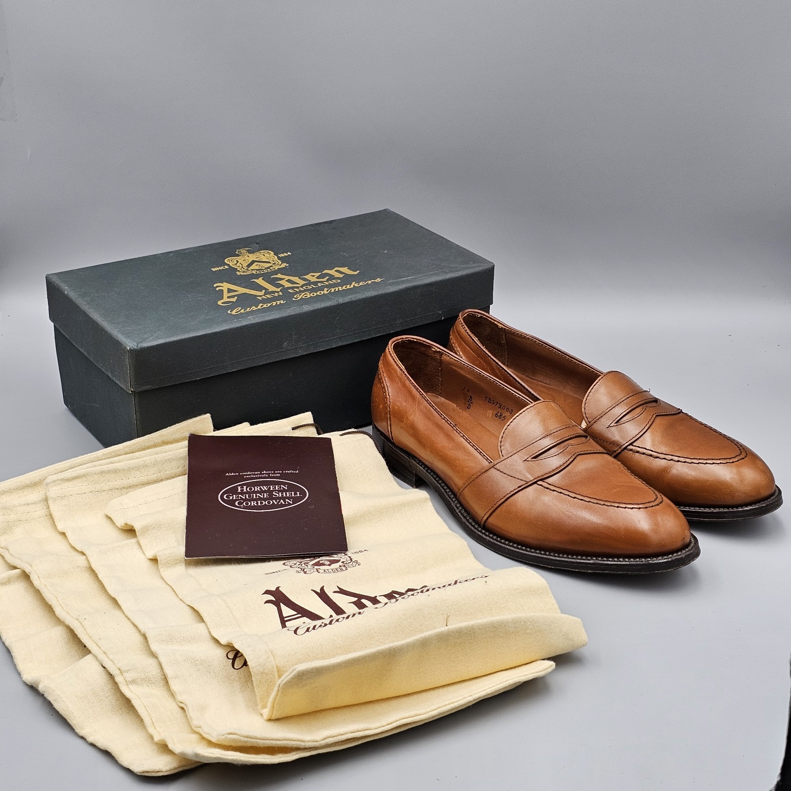 Alden 985 Tan Alpine Grain LHS / Penny Loafer