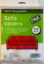 2PK Sofa Cover Bag for Moving, Storage or Transport – for up to 3-Seater Sofa Pr