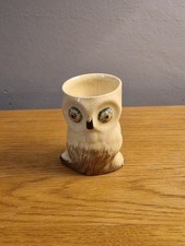 Vintage Keele Street Pottery Owl Egg Cup.