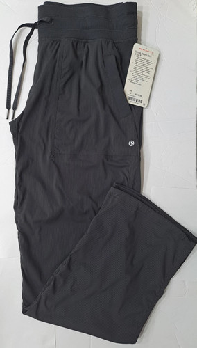New w Tag Lululemon 10 Dance Studio III Reg. Gray -Deep Coal DCO Unlined LW5AESR