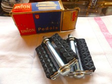 Vintage NOS Bicycle Pedals -UNION 9/16" Threads for RALEIGH SCHWINN PEUGEOT