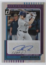 2025 Panini Donruss Signature Series Bryce Rainer #SG-BRN Auto 08mi
