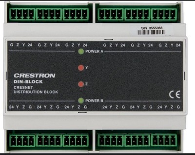 CRESTRON DIN-BLOCK DIN Rail Cresnet Distribution Block (6501750)