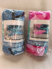 ~ Disney Stitch ~ Kuschel-/Fleecedecke blau oder rosa mit Motiv 140x100cm - Neu