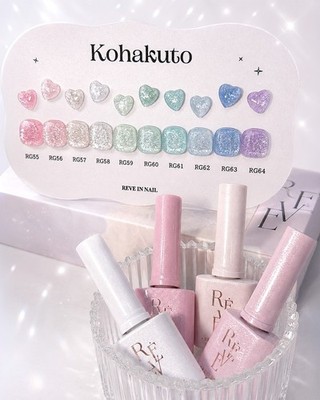 REVE IN NAIL KOHAKUTO Glitter Gel Nail Polish K-Beauty