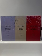 M&S Discover Fragrance Set Midnight Blossom, White Coconut, Spiced Bergamot 30ml