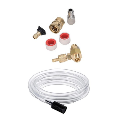 #ad Pressure Washer Soap Injector Kit Downstream 3 8quot; 4000 PSI with 10ft Hose Line $35.19