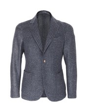 NWT PAL ZILERI SPORT COAT jacket blazer blue jersey wool luxury Italy 50