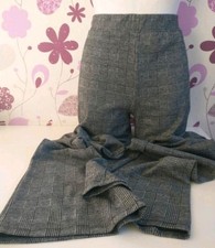 America Today, Palazzohose, Größe: M, Grau/Schwarz, Hahnentritt, Damen #1Im