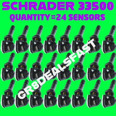 #ad Schrader 33500 TPMS Programmable EZ Sensor Snap in Wheel Tire Rim Repair 24 PACK $455.00