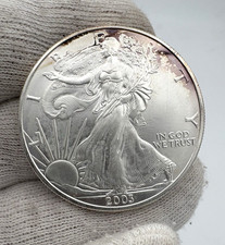 USA 1 One Dollar Liberty Oncia 2003 - Argento Silver