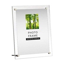 Modern Acrylic Photo Frame - Desktop/Free Standing  8.5x11