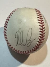 1980s-90s Nolan Ryan Signed Autographed Baseball Juan Gonzales Texas Rangers