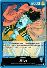 Jinbe OP14-040 Leader The Azure Sea's Seven One Piece NM