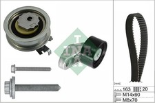Schaeffler INA Zahnriemensatz 530 0846 10 für VW POLO 6 AW1 BZ1 AE1 GOLF 8 CD1 4