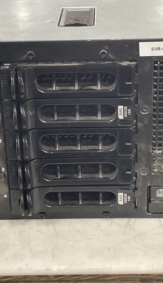 Servidor Dell PowerEdge R900 Intel Xeon CPU sistema empresarial sin disco duro Foto 3 de 4