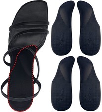 Dr. Foots Arch Support Shoe Inserts for Flat Feet, Plantar Fasciitis, Adhesiv...