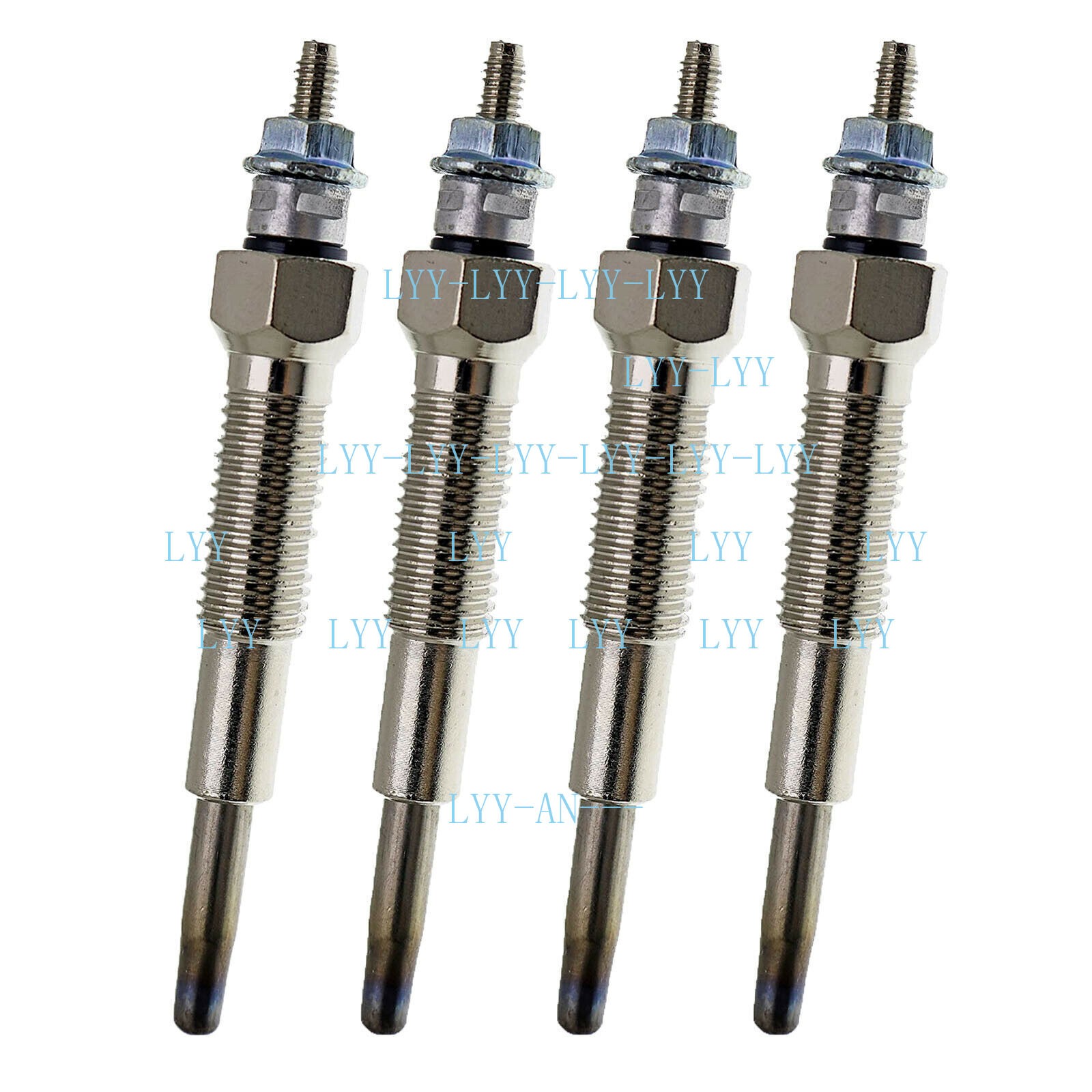 4Pcs Glow Plug SBA185366040 SBA185366060 for Case DX40 D40 DX45 FARMALL 45 D45