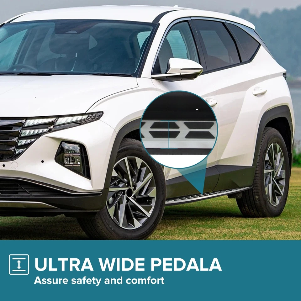Running Boards Side Step Nerf Bar For 2022-2025 Hyundai Tucson Foto 2 de 4