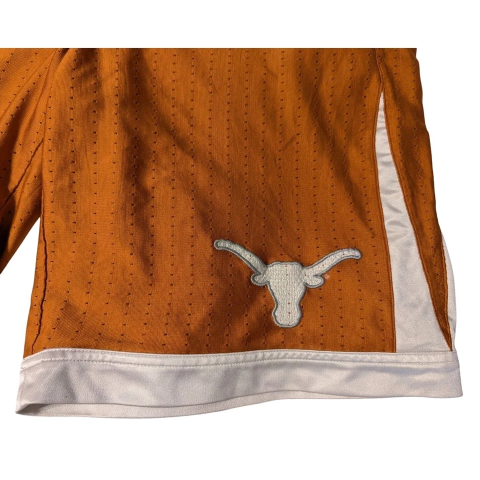 Nike Team Men's Texas Longhorns Shorts Basketball Burnt Orange White Size XL - Image 2 of 4
