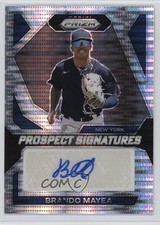 2024 Panini Prizm Prospect Signatures Pulsar /199 Brandon Mayea Brando Auto 4z8