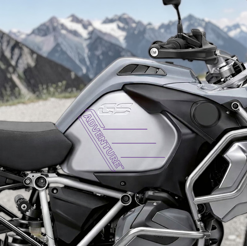 Kit stickers réservoir BMW R1200GS R1250GS Adventure - Autocollants contours moto ADV