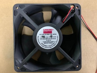 1PCS DAYTON 107 CFN DC AXIAL FAN 4WT36 12V 6.8W 12038 12CM cooling fan