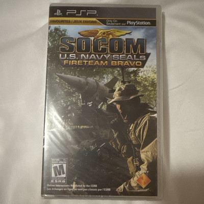 Sony PSP   SOCOM U.S. Navy SEALs: Fireteam Bravo (Brand New Factory Sealed)