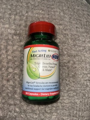 -Now Fast-Acting Formula, As-Needed Nutritional Support for Migraine and Head...