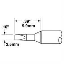1pc Metcal STTC-036 Cartridge, Chisel, 2.5mm 0.1 In , 30 Deg