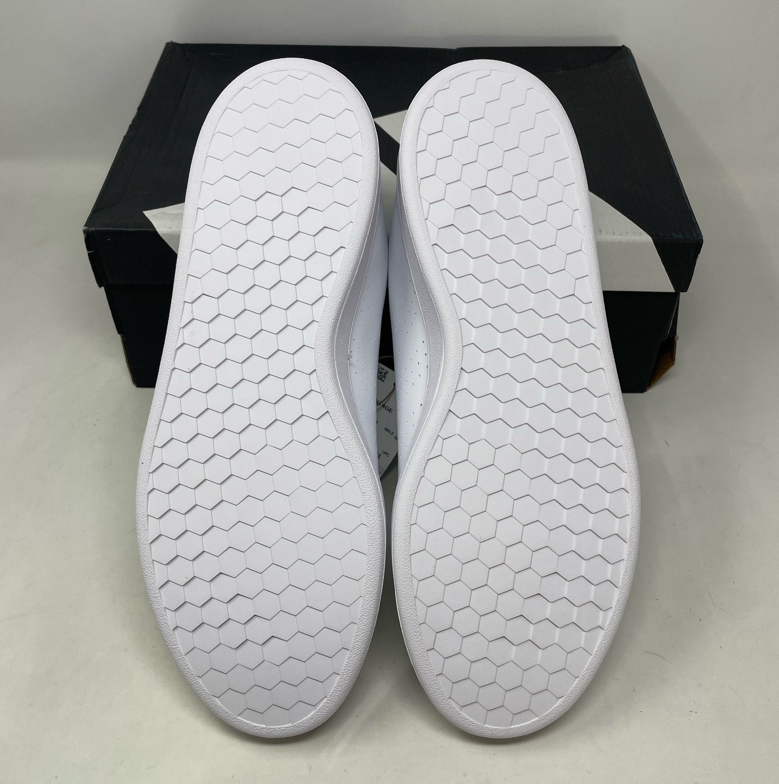 adidas Advantage Cloud White/Green Men’s 10 GZ5300 Classic Court Sneaker