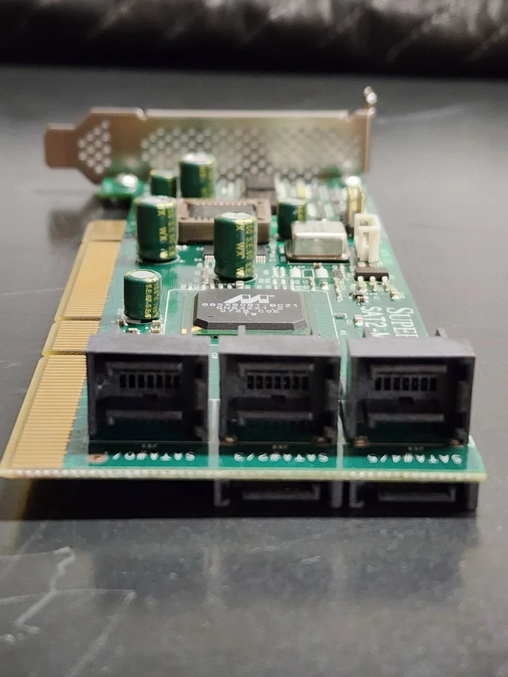 Supermicro SAT2-MV8 8-Port SATA PCI-X Controller Card Marvell 88SX6081 RAID HBA - Image 3 of 3