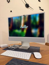 Apple iMac 2021 24'' 256GB SSD 8GB RAM Apple M1 All-In-One - Silver