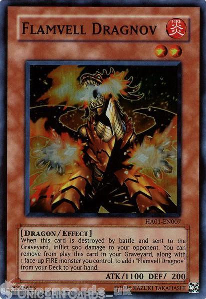 HA01-EN007 Flamvell Dragnov Super Rare UNL Edition Mint YuGiOh Card