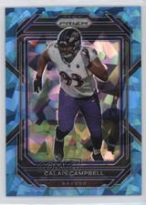 2022 Panini Prizm Blue Ice Prizm 29/99 Calais Campbell #25 01wi