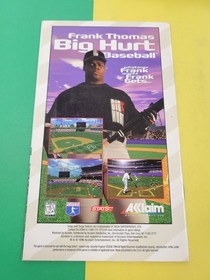 Virtual Open Tennis Sega Saturn Manual Only