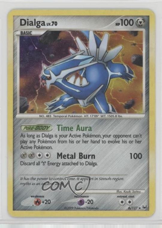 Dialga Holo Pokémon Platinum #6 2009