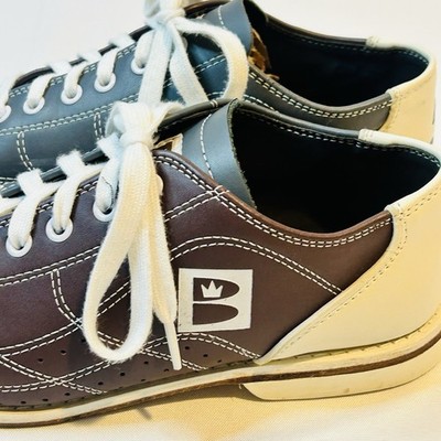 Brunswick Bowling Shoes Hybrid Maroon Silver Men's 8/8.5 Women's 10/10.5